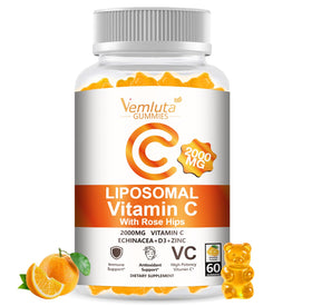 Vemluta Gummies Vitamine C Liposomale 2000mg boîte de 60 comprimés