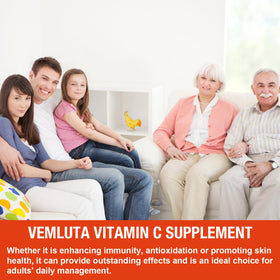 Vemluta Gummies Vitamine C Liposomale 2000mg en présentation