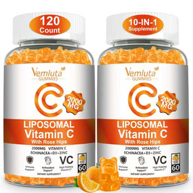 Vemluta gummies vitamine C liposomale 2000mg pot de 120 gummies