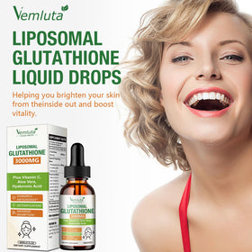 Vemluta Liposomal Glutathione 3000mg gouttes avec accessoires