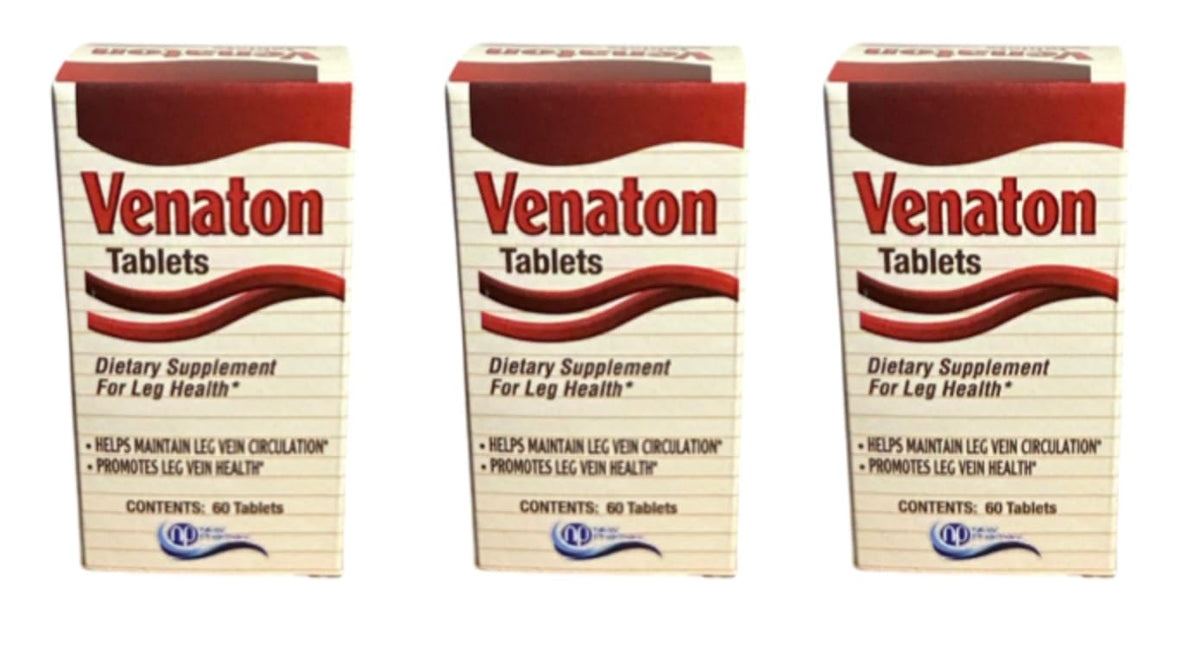 Venaton Comprimés Alimentaires pour la Santé des Jambes, boîte de 60 comprimés