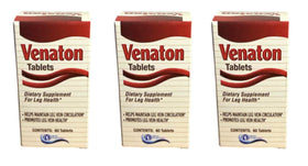 Venaton Comprimés Alimentaires pour la Santé des Jambes, boîte de 60 comprimés