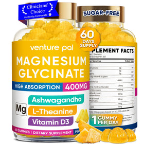Venture Pal Gummies de Magnésium Glycinate 400mg devant l'emballage