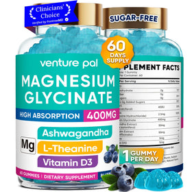 Venture Pal Gummies de Magnésium Glycinate 400mg vue avant