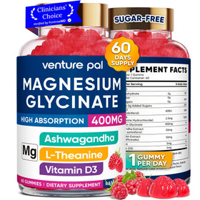 Venture Pal Gummies de Magnésium Glycinate 400mg vue de face