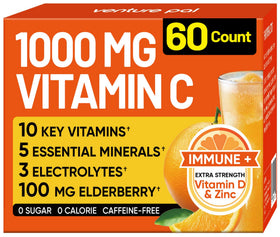 Venture Pal Poudre de Vitamine C 1000mg sachet avant