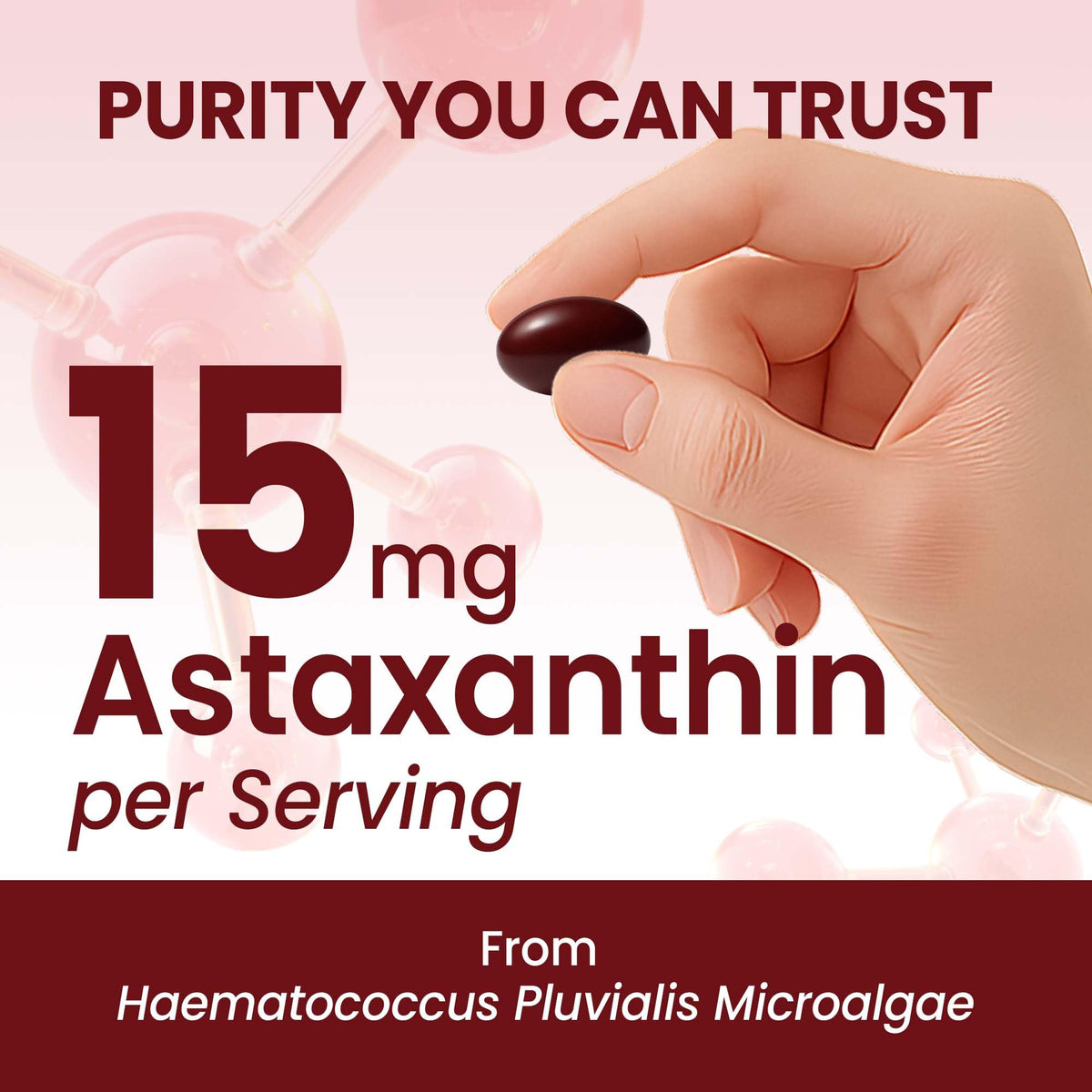 VerdiGusto Astaxanthin 15mg gélules souples arrière