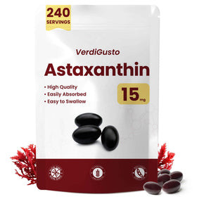 VerdiGusto Astaxanthin 15mg gélules souples avant