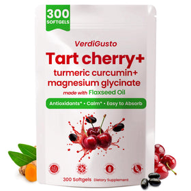 VerdiGusto Complément Alimentaire Cerise Acide 500mg 300 Capsules - vue avant