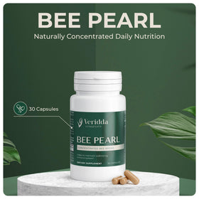 Veridda Longevity Capsules de Pollen d'Abeille 700 mg - vue arrière