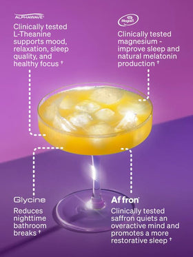 Verso Evening Being mélange dans un verre