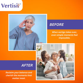 Vertisil 60 capsules sur une table, ambiance de vie active