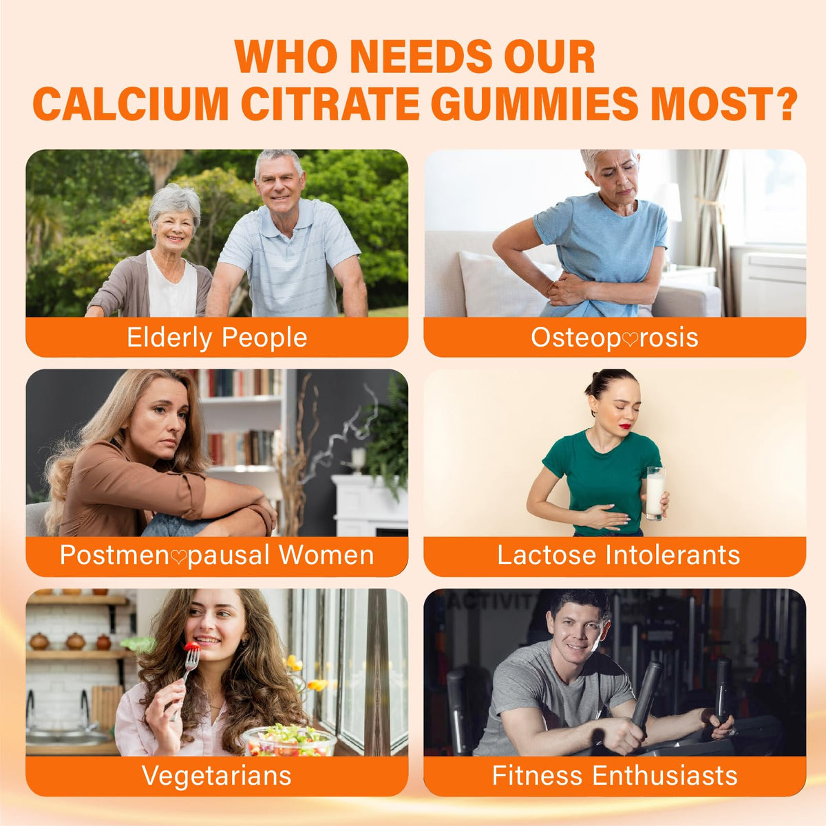 Veyttisy Calcium 1200 mg gummies près d'un verre d'eau