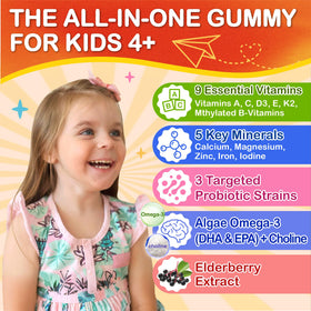 Veyttisy gummies multivitamines, taille des gummies comparée à une pièce de monnaie