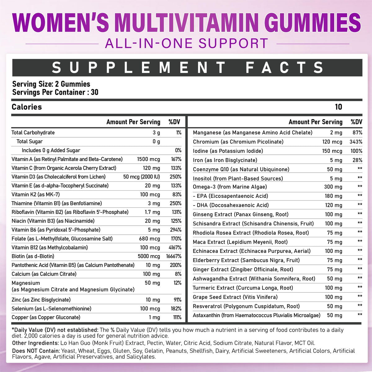 Veyttisy Gummy Multivitamines Methylées pour Femmes, gummies en gros plan