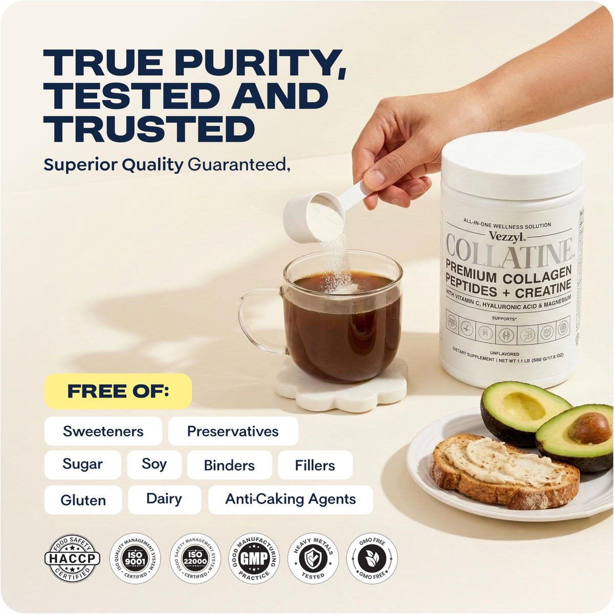 Vezzyl Collatine 500g avec des fruits frais à côté