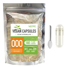 VGTPC Capsules Végétariennes 000 vides, vue avant
