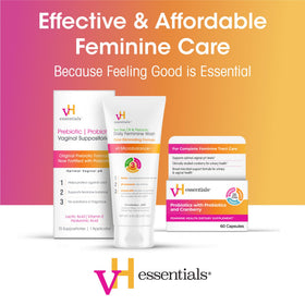 vH essentials Probiotiques Femme côté de la boîte