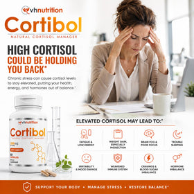 VH Nutrition CORTIBOL 60 capsules contenant les capsules