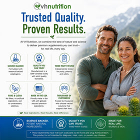 VH Nutrition Rhodiola Rosea capsules avec une cuillère doseuse