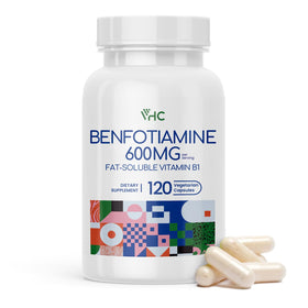 VHC Benfotiamine 600mg supplément en capsules végétariennes