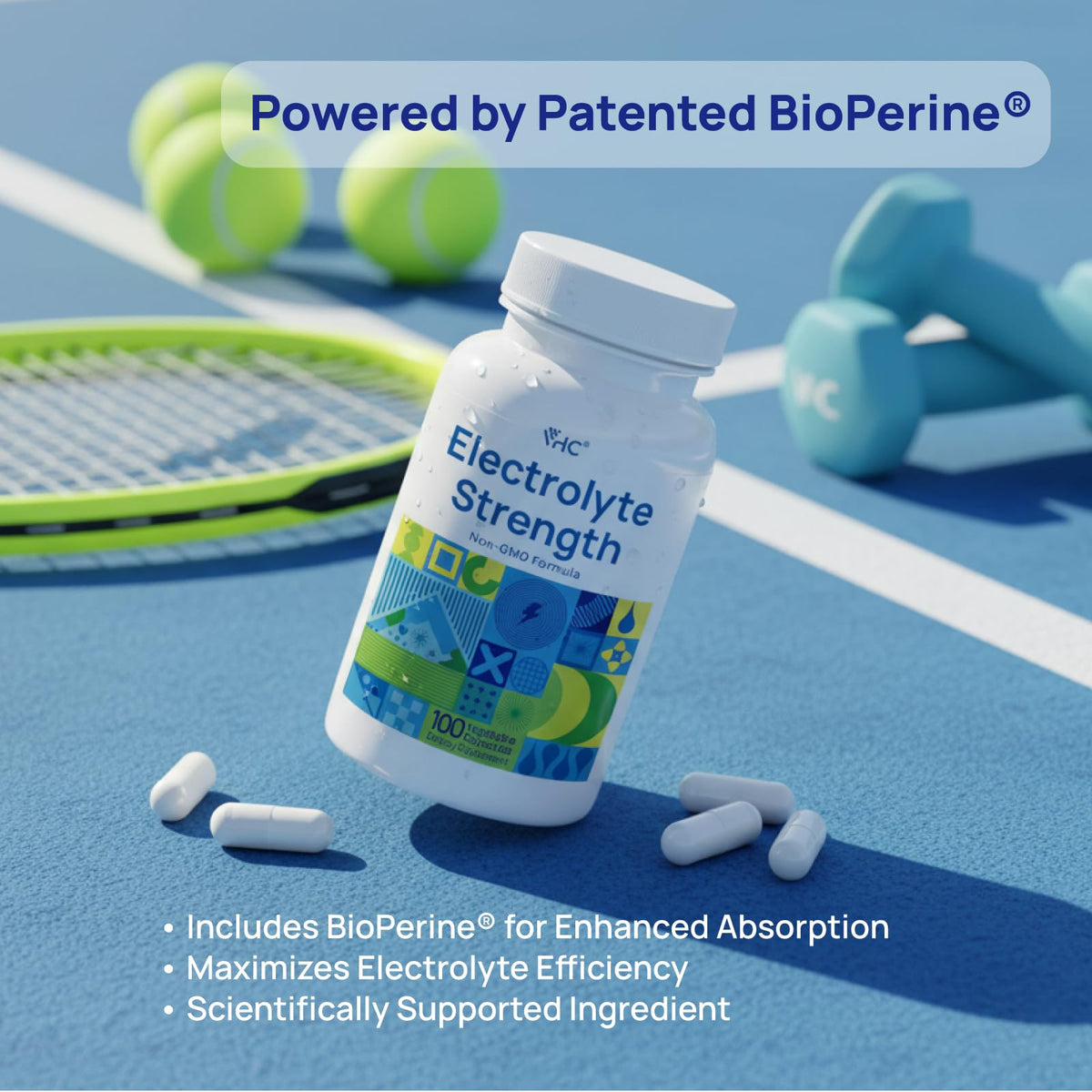 VHC Capsules Électrolytes 9 en 1 emballage