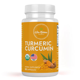 Via Natura Organics Curcuma 1000mg 60 capsules vue de face