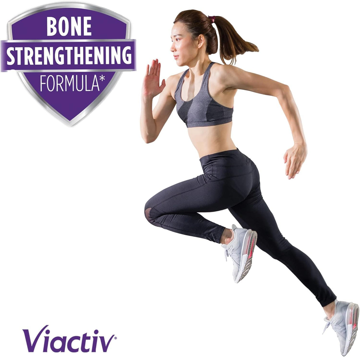 Viactiv Bonbons Calcium + Vitamine D 650 mg Chocolat au Lait, présentation sur une table