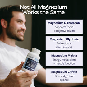 VIBEEN Complexe de Thréonate de Magnésium 240mg dosage transparent