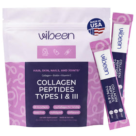 VIBEEN Poudre de Collagène Hydrolysé sachet avant