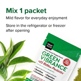 Vibrant Health Green Vibrance Poudre Superaliment en smoothie