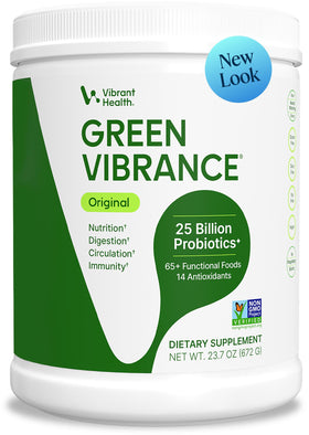 Vibrant Health Green Vibrance poudre superaliment vegan 816g vue avant