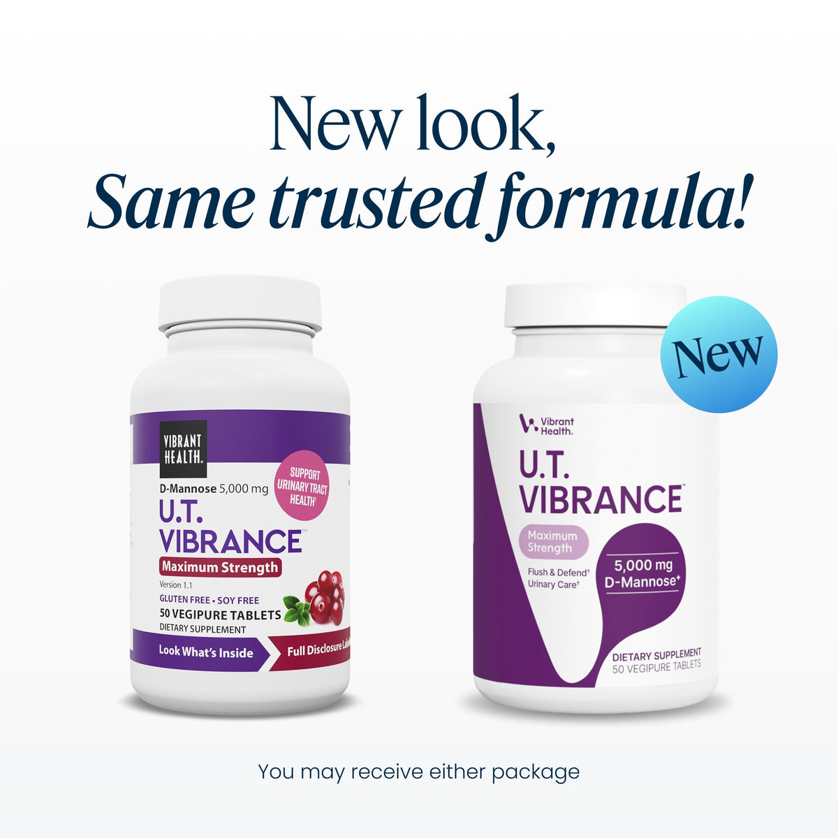 Vibrant Health UT Vibrance 50 capsules vue arrière
