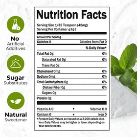 Viccoky Poudre de Stevia Biologique 284g dans un bol