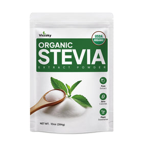 Viccoky Poudre de Stevia Biologique 284g vue de face