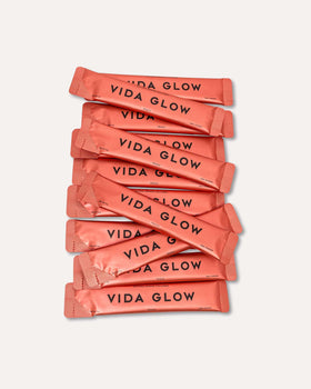Vida Glow Poudre de Collagène Marin 358g en poudre avec une cuillère