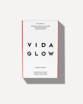 Vida Glow Poudre de Collagène Marin 358g vue avant avec emballage