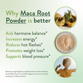 VIDAPURA Mighty Maca Plus Mango emballage avec informations nutritionnelles