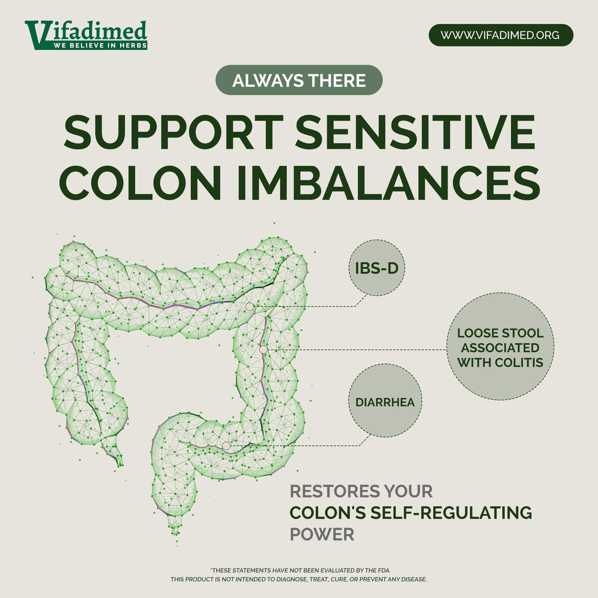 VIFADIMED Colon 45 capsules vue de côté