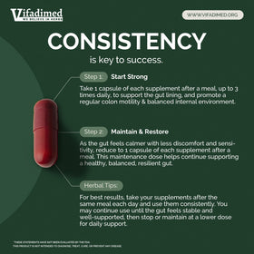 VIFADIMED Colon capsules avec verre d'eau