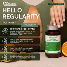 VIFADIMED Rhubarbe capsules vue de près