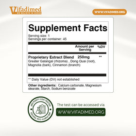 VIFADIMED Stomach Plus 45 capsules en environnement de cuisine