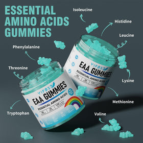 VIFSSG EAA Gummies 120 unités framboise bleue arrière
