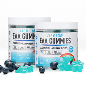 VIFSSG EAA Gummies 120 unités framboise bleue avant