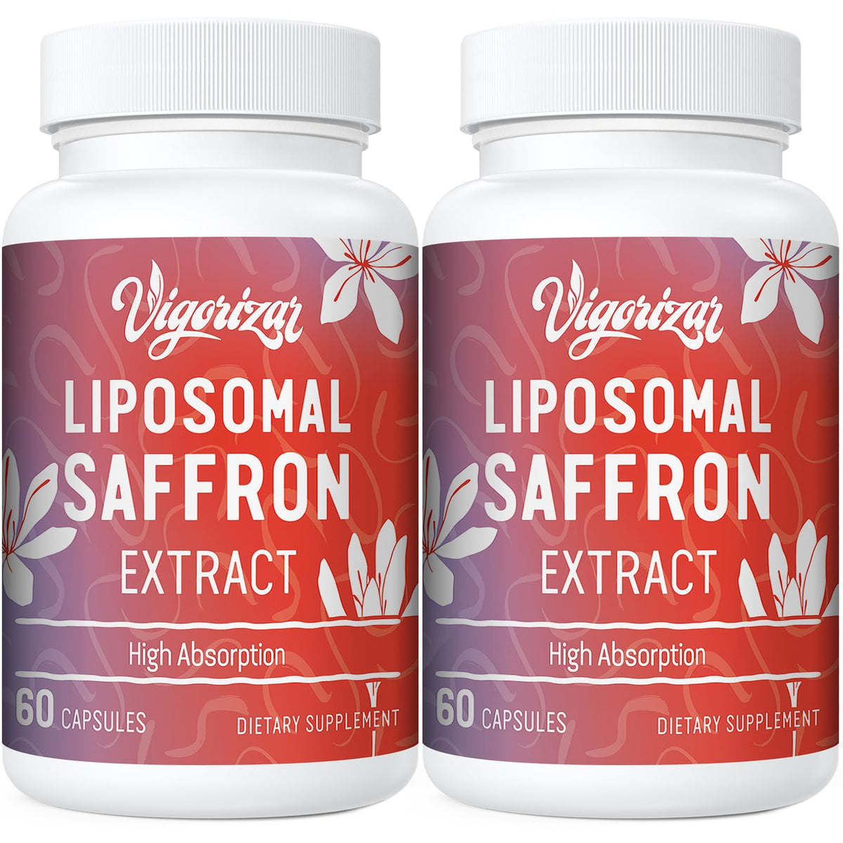 Vigorizar Compléments Alimentaires Saffran Liposomal 120 Gélules vue avant