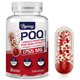 Vigorizar Pycnogeno PQQ 60 gélules vue de face