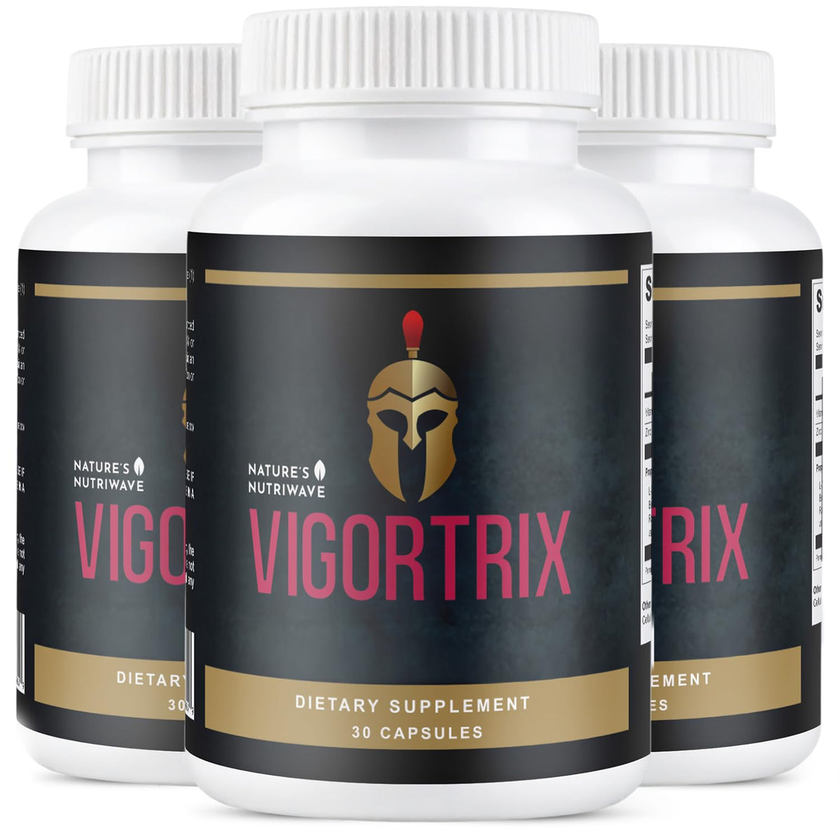 Vigortrix complément alimentaire 30 capsules vue de face