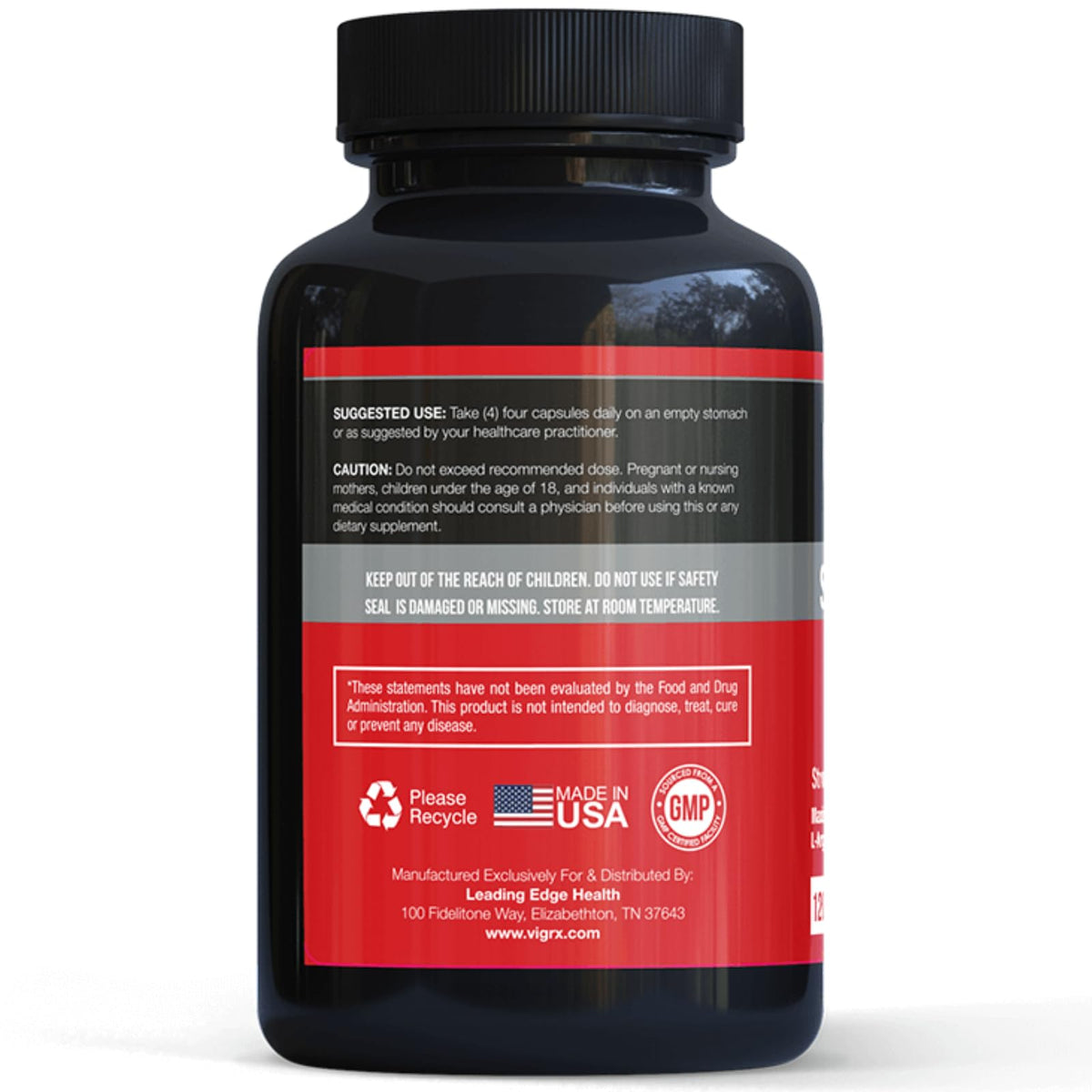 VigRX Max Volume - Capsules présentées sur une surface blanche
