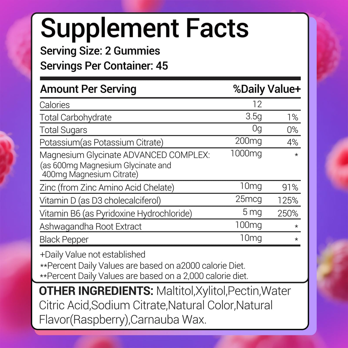 VIKAPER Gummies Potassium Magnésium 1200 mg gummies en présentation
