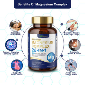 Vikaywoo Complex Magnésium 26-en-1 étiquette avec ingrédients
